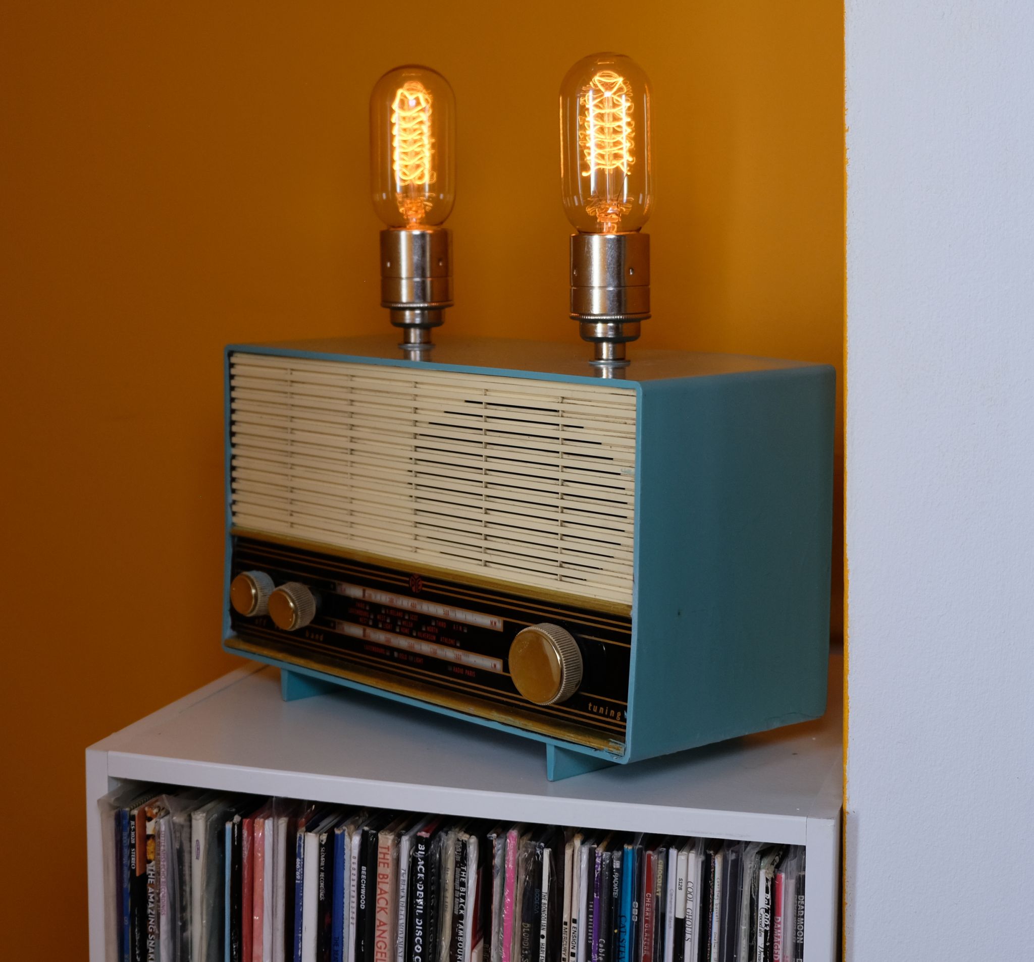 Intestines perturbation Subsidy Revamped Lamps Vintage Radio Lamp