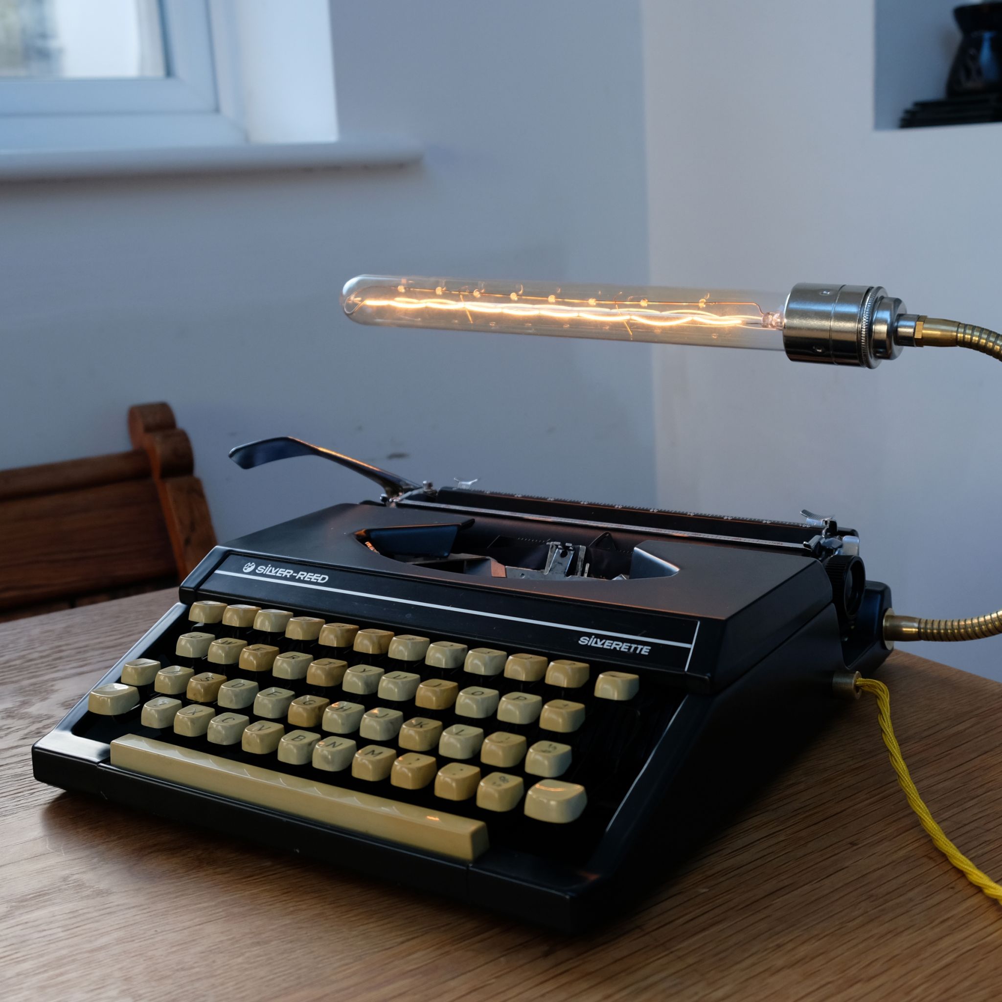 Vintage Typewriter Lamp