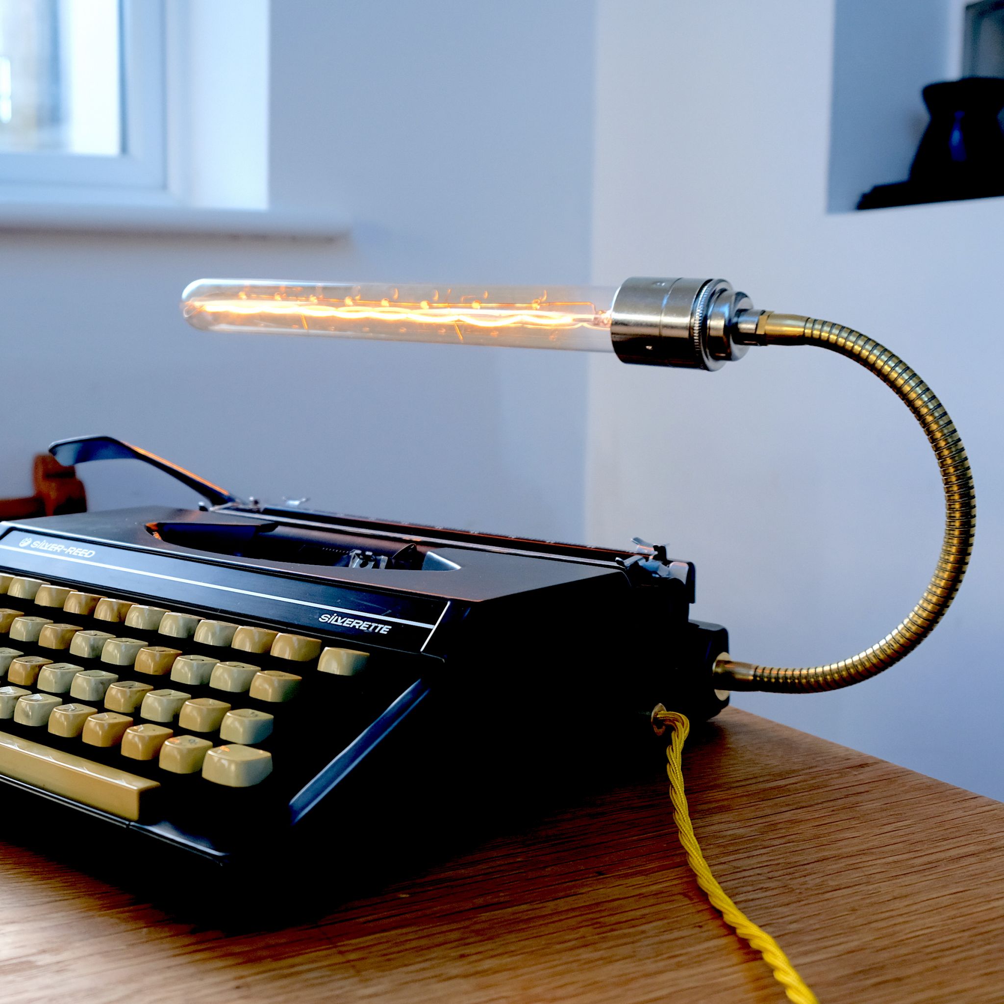 Vintage Typewriter Lamp