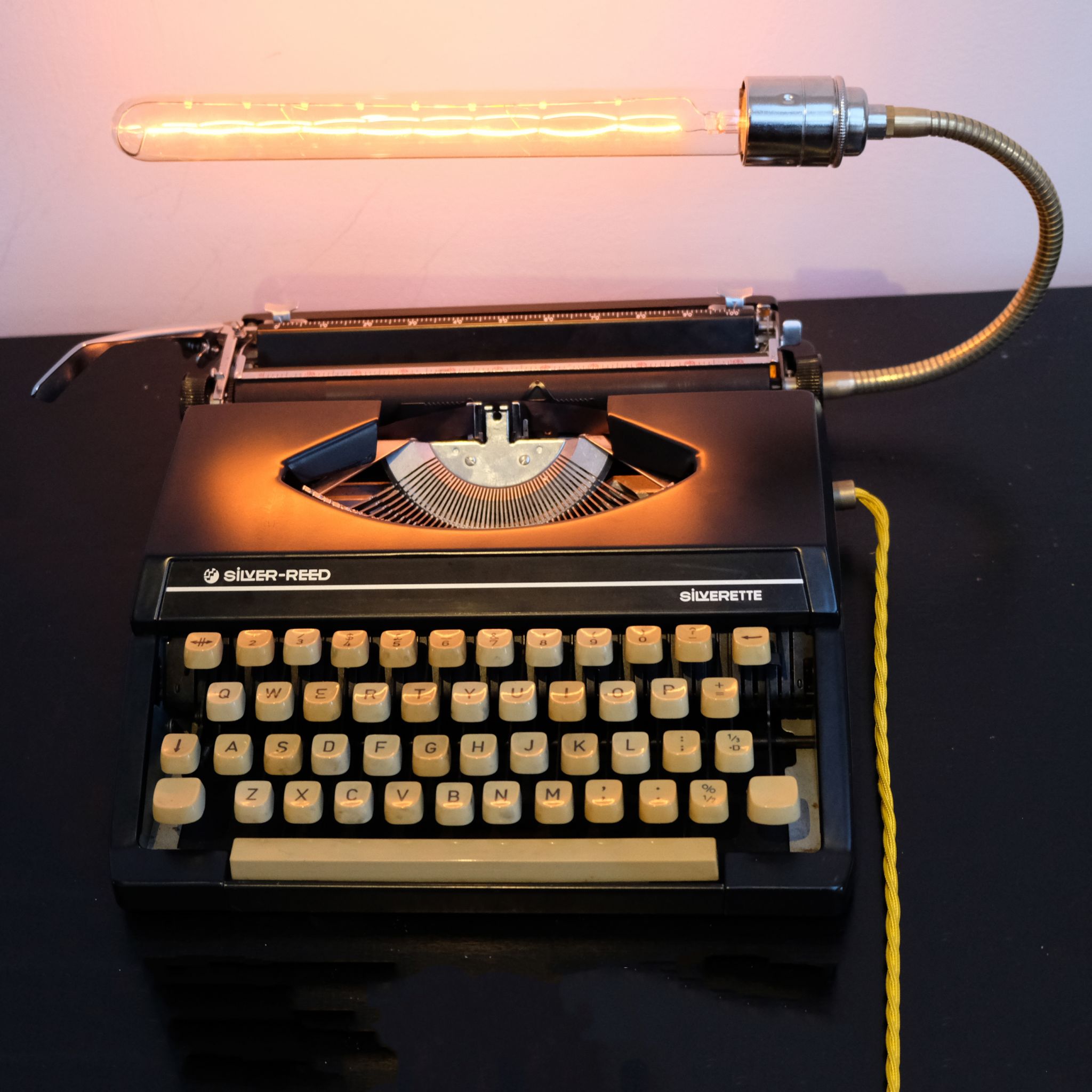 Vintage Typewriter Lamp