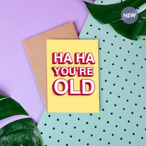 Image of Rumble Cards | You Are Old Card You Are Old