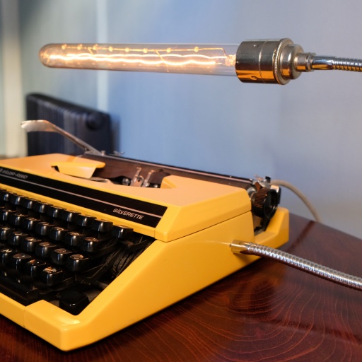 Vintage Typewriter Lamp
