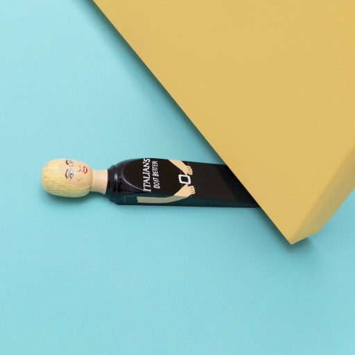 Image of Wedgie | Door Stopper (Madge - Italians Outfit) Wood