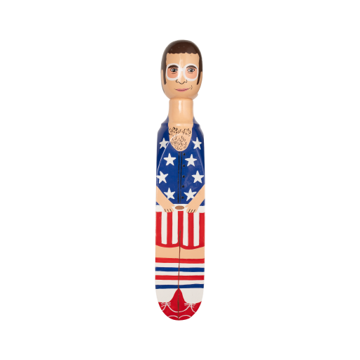 Image of Wedgie Door Stopper (Elty - Stars & Stripes Outfit) Wood