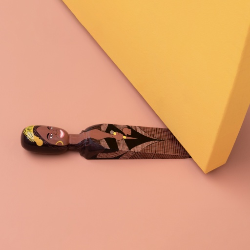 Image of Wedgie Door Stoppers (Queen B - Seeing Double Pack) Wood