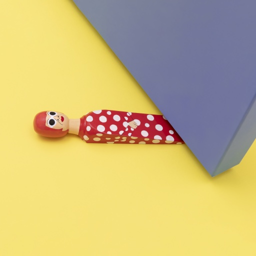 Image of Wedgie Door Stoppers (Yayoy - Seeing Double Pack) Wood